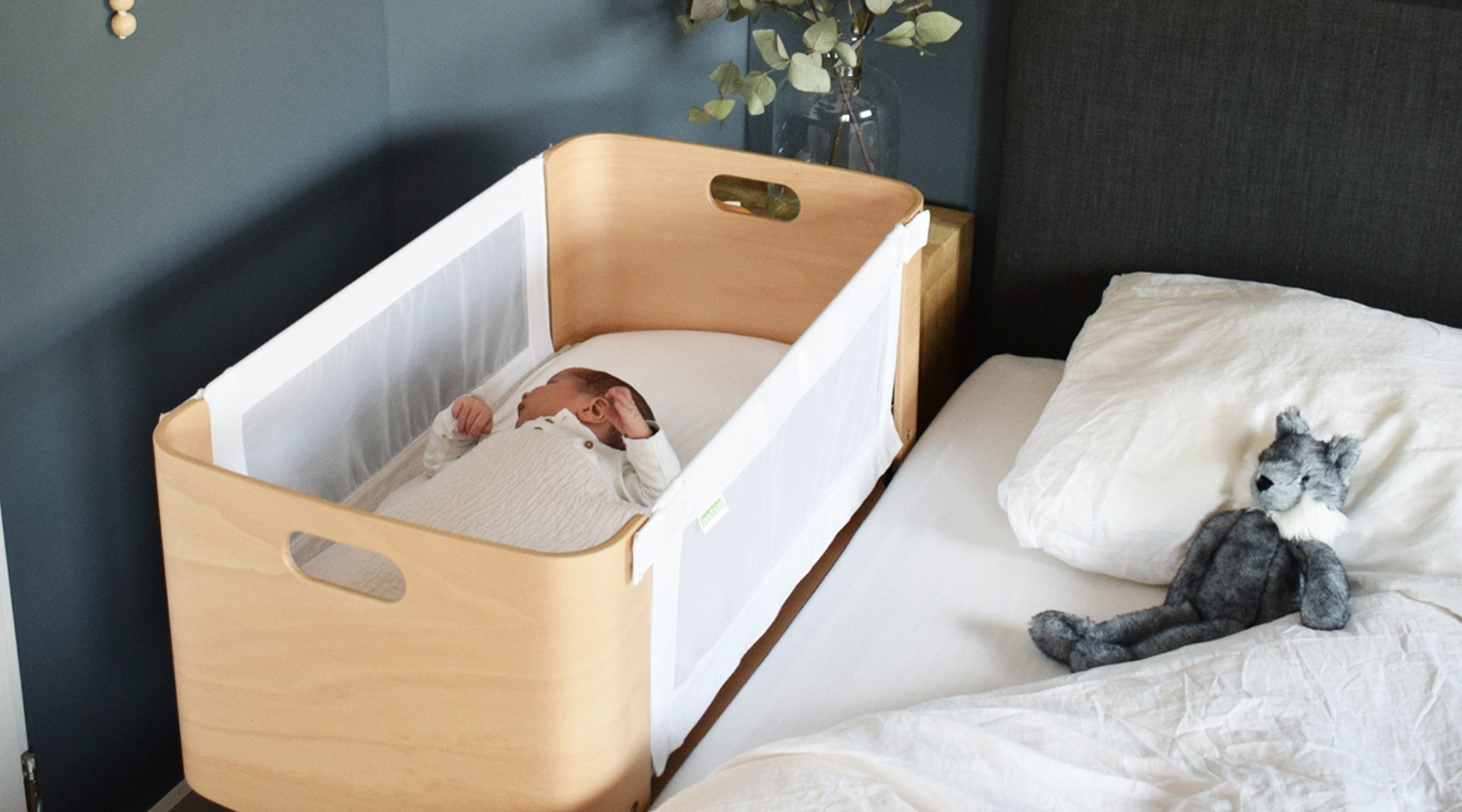 Premium-Beistellbetten im Vergleich 2025 – im Bild: Bednest