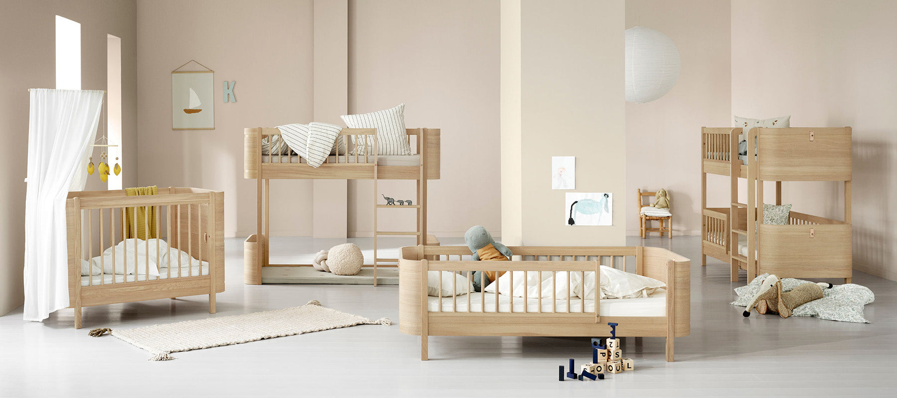 Oliver Furniture Wood Betten, Seaside Betten, Mini+ Betten, Original Betten