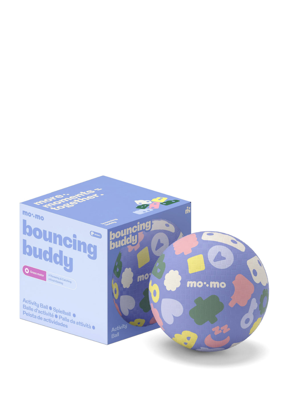 mo:mo Starter-Set 'Bouncing Buddy' Spielball mit App-Zugang Blueberry