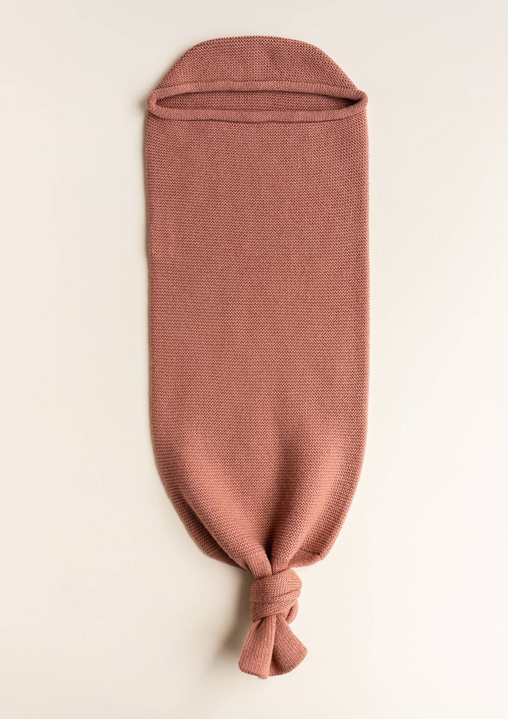 Hvid Strick-Pucksack Cocoon Brick