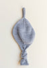 Merino Strick-Schnullertuch 'Titi Comforter' grey melange