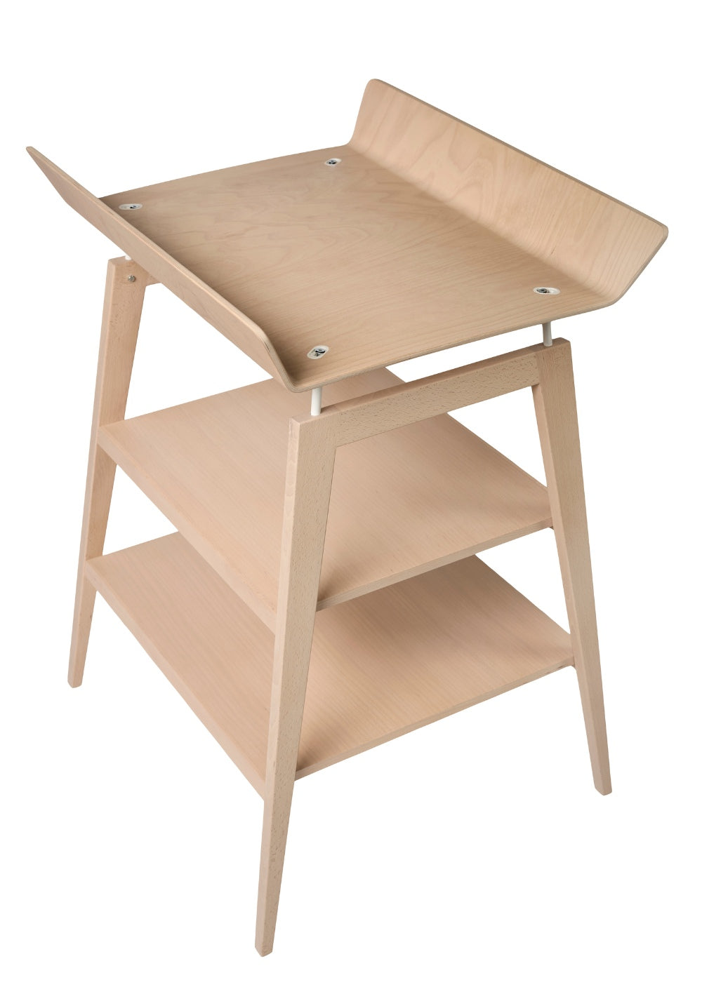 Leander Wickeltisch mit Schaumstoffpolster 'Linea' Buche