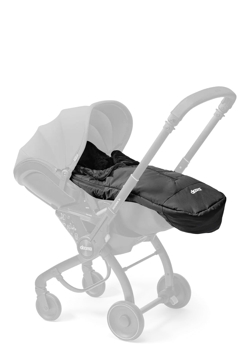 Doona Fußsack schwarz