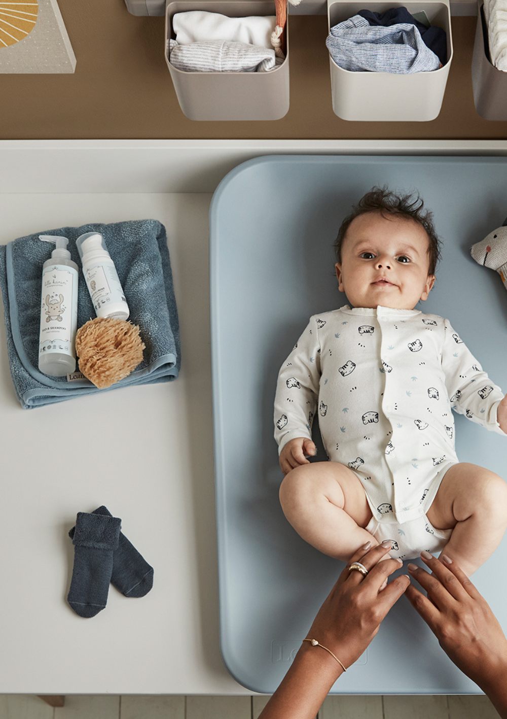 Leander Hoodie Organic Blueberry