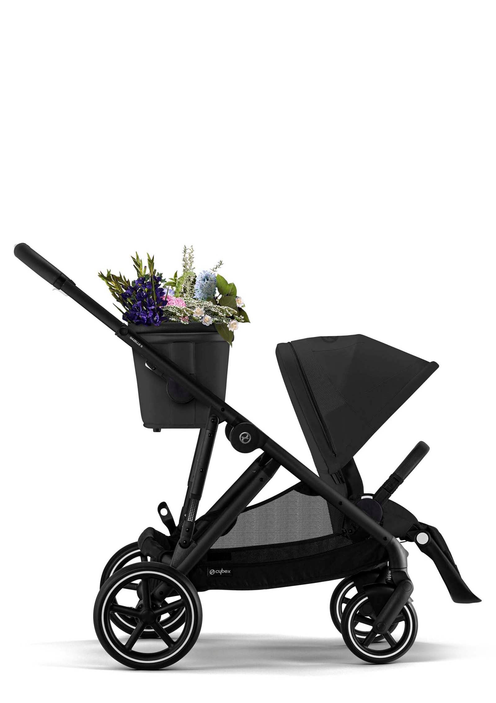 Kinderwagen 'Gazelle S' Black / Moon Black