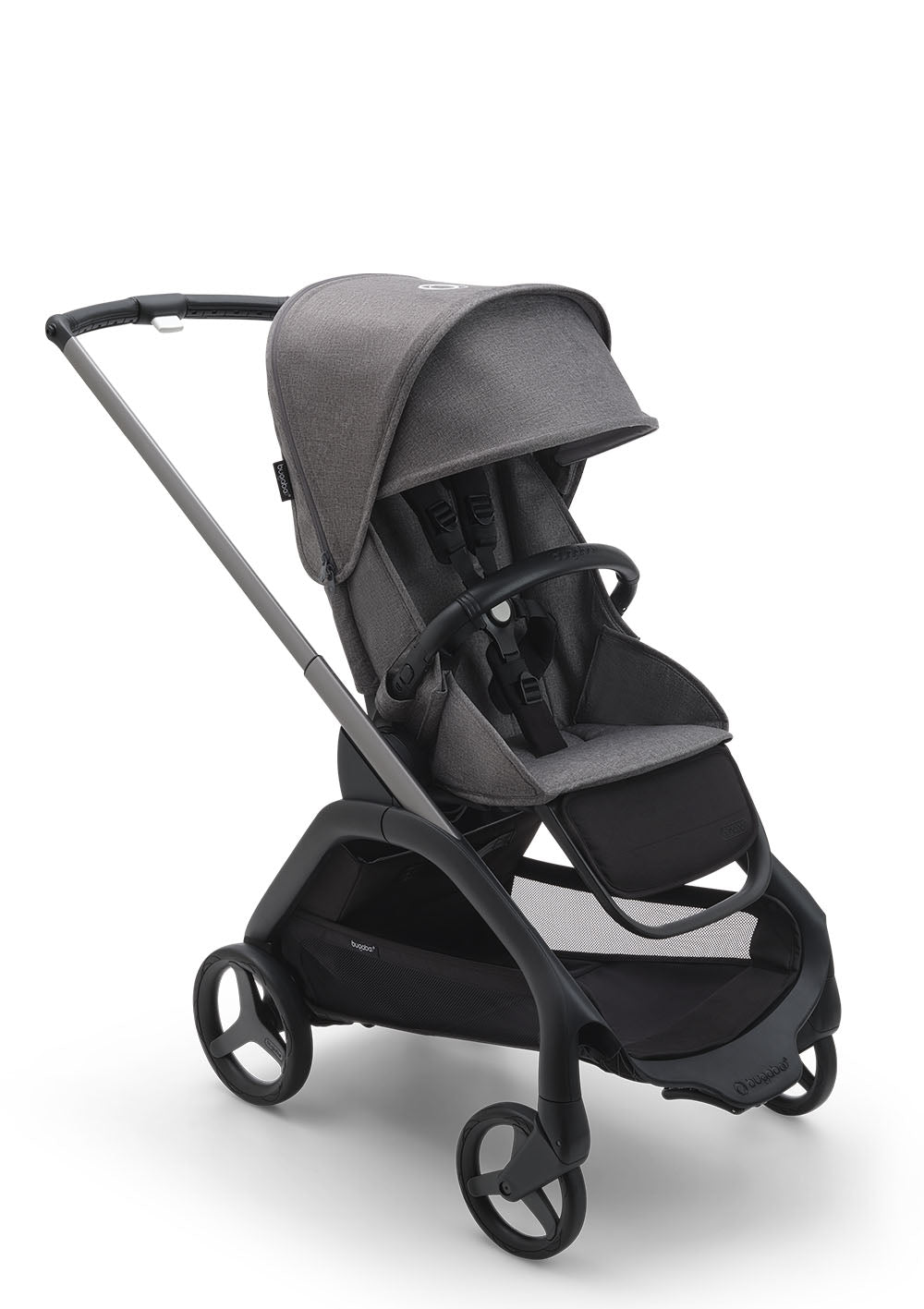 Bugaboo Dragonfly Kinderwagen Graphit / Grau Meliert-Grau Meliert