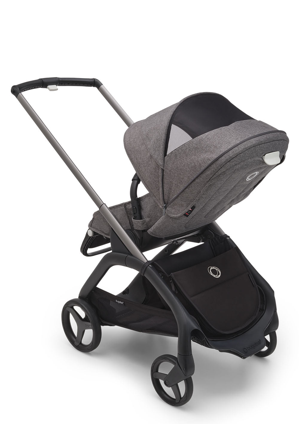 Bugaboo Dragonfly Kinderwagen Graphit / Grau Meliert-Grau Meliert