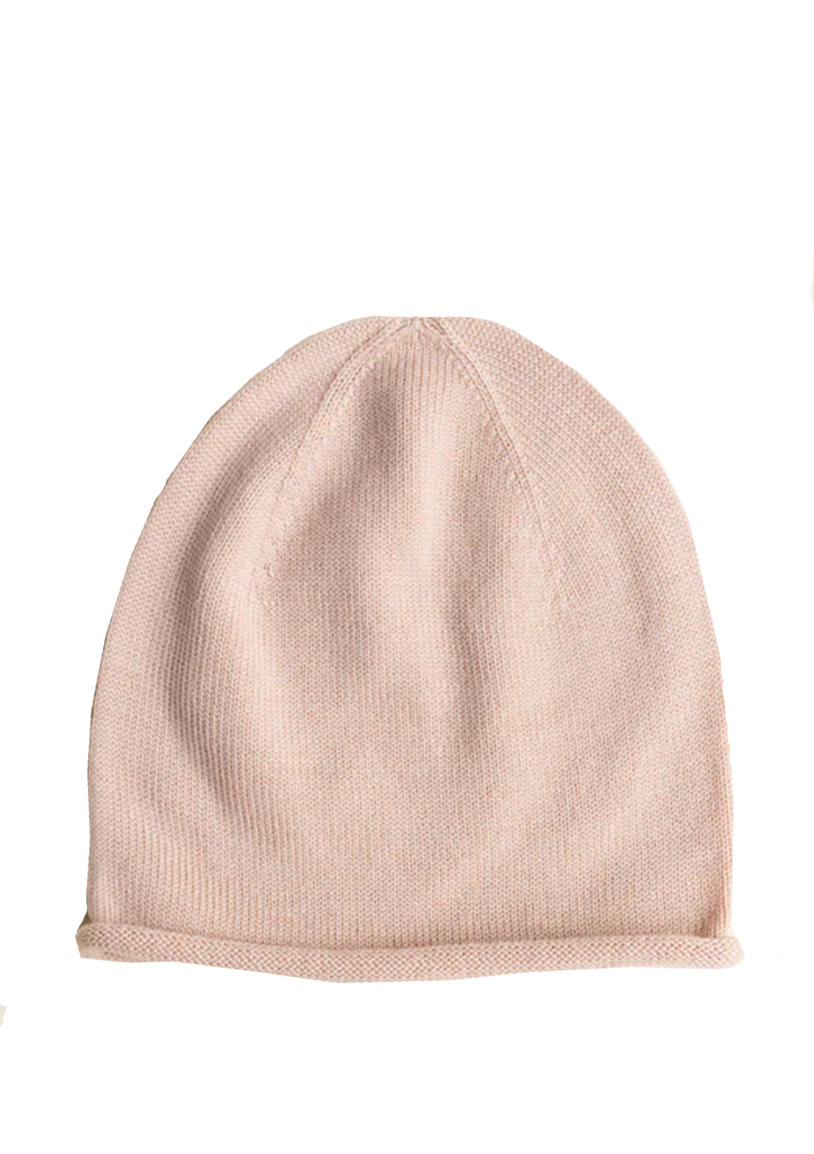 hvid Merino Beanie 'Efa' apricot