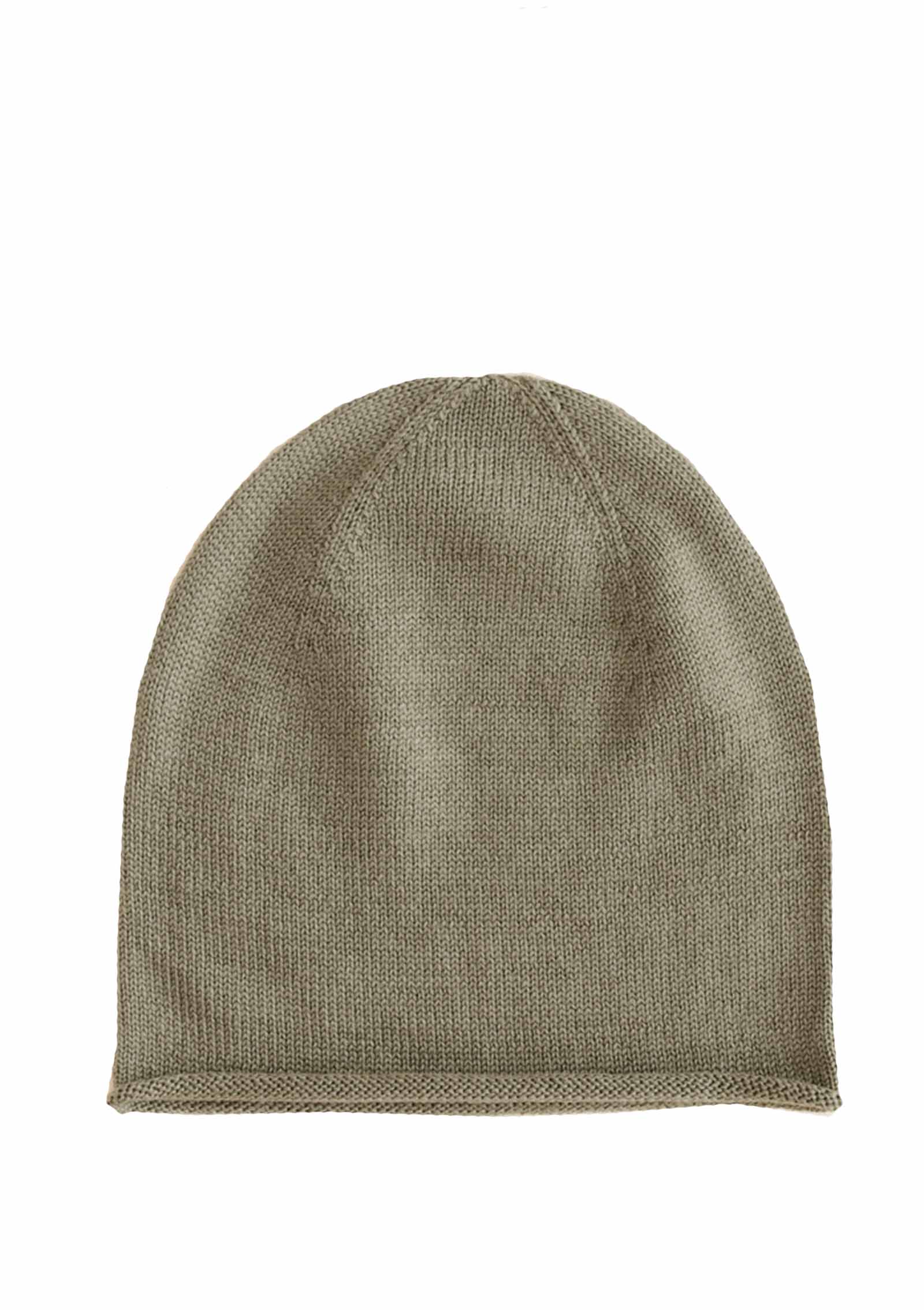 hvid Merino Beanie 'Efa' Artichoke