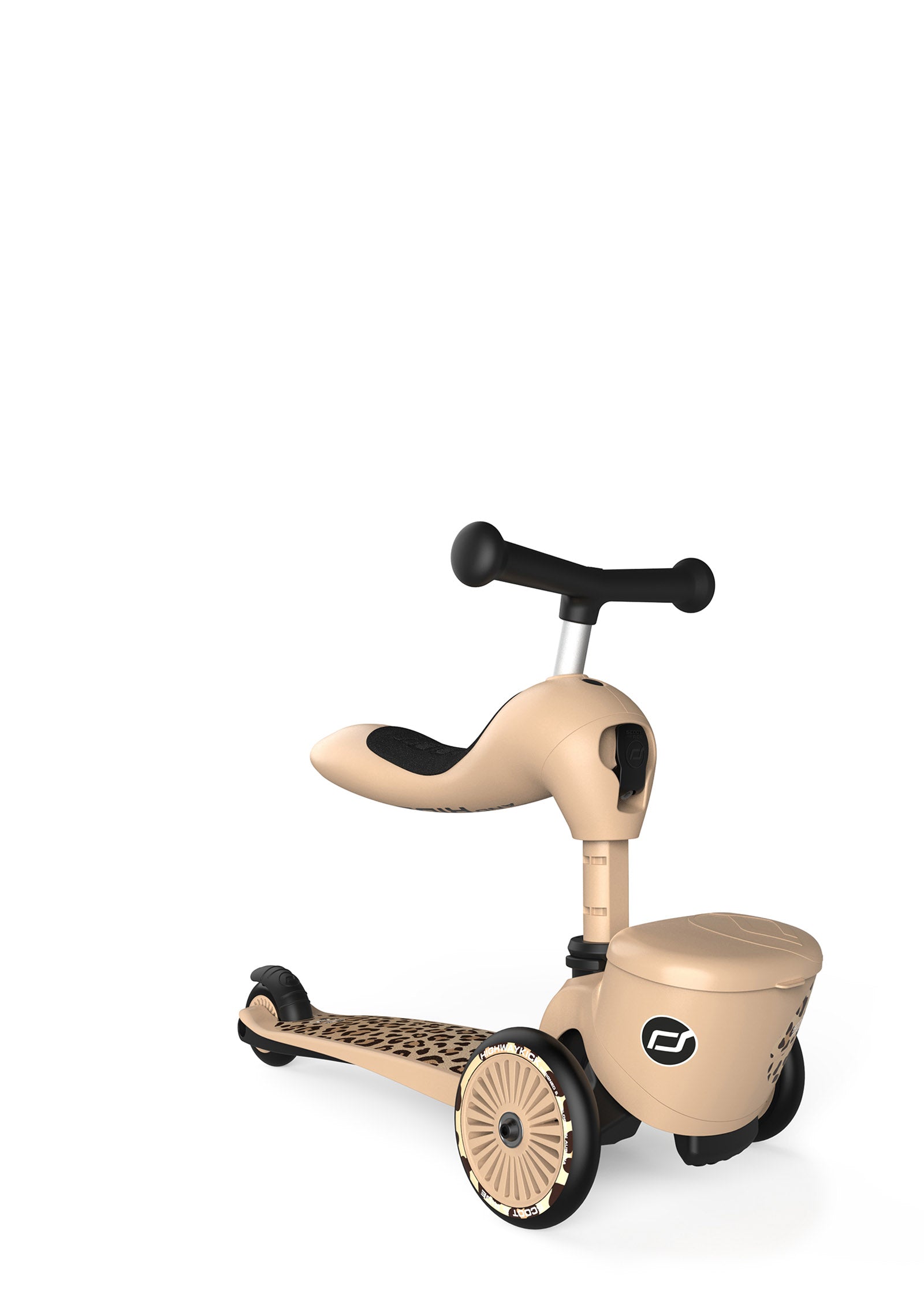 Scoot and Ride 2in1 Kickboard 'Highway Kick 1 Lifestyle' Leopard