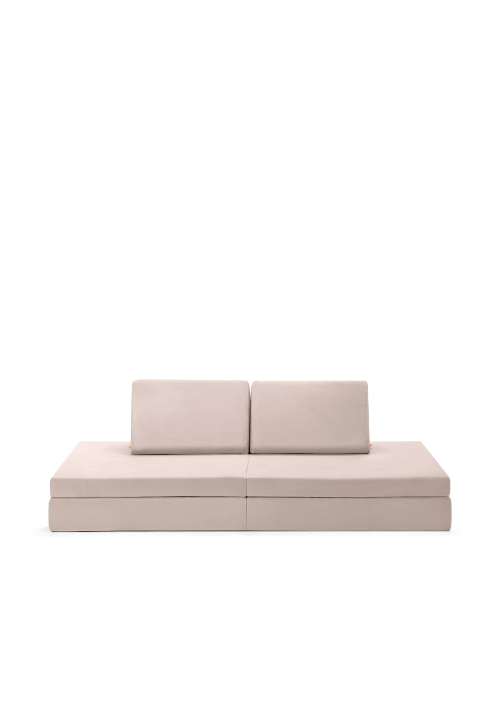 Spielsofa Velours Marshmallow Beige