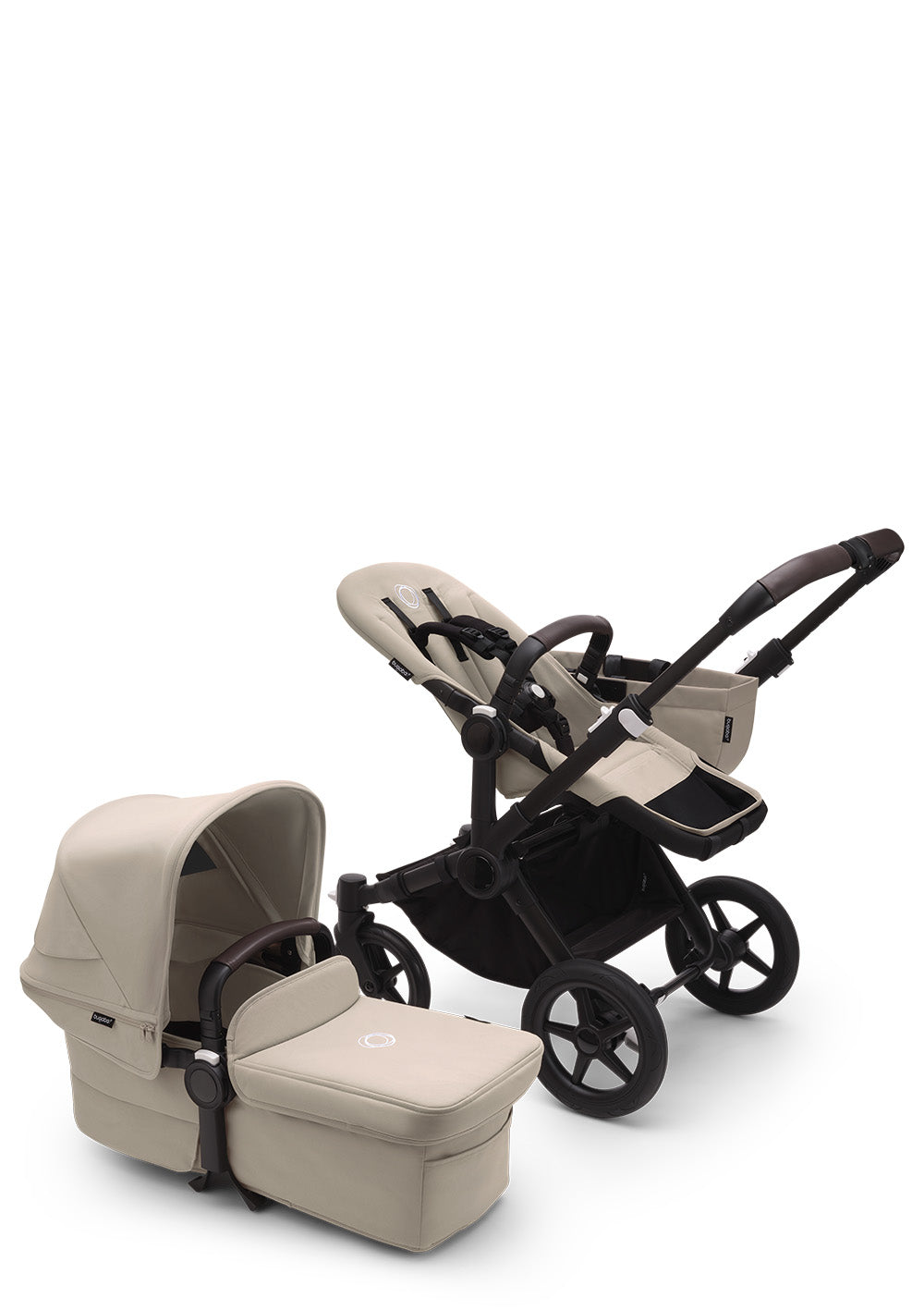 Donkey 5 Mono Kinderwagen-Set Schwarz / Desert Taupe