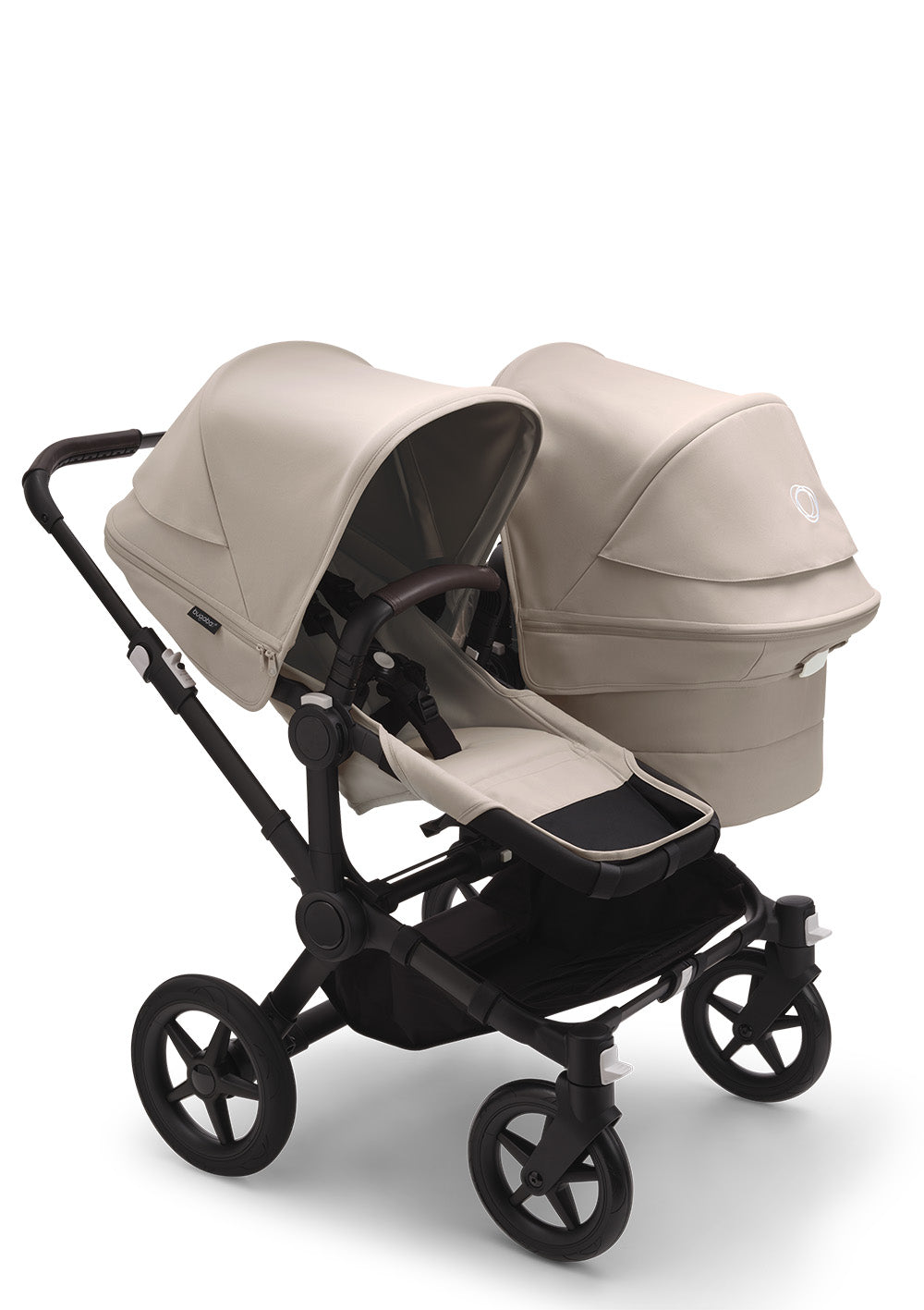 Donkey 5 Duo Kinderwagen-Set Schwarz / Desert Taupe