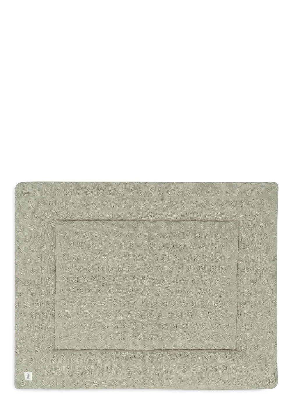 Jollein Krabbeldecke 'Grain Knit' Olive Green