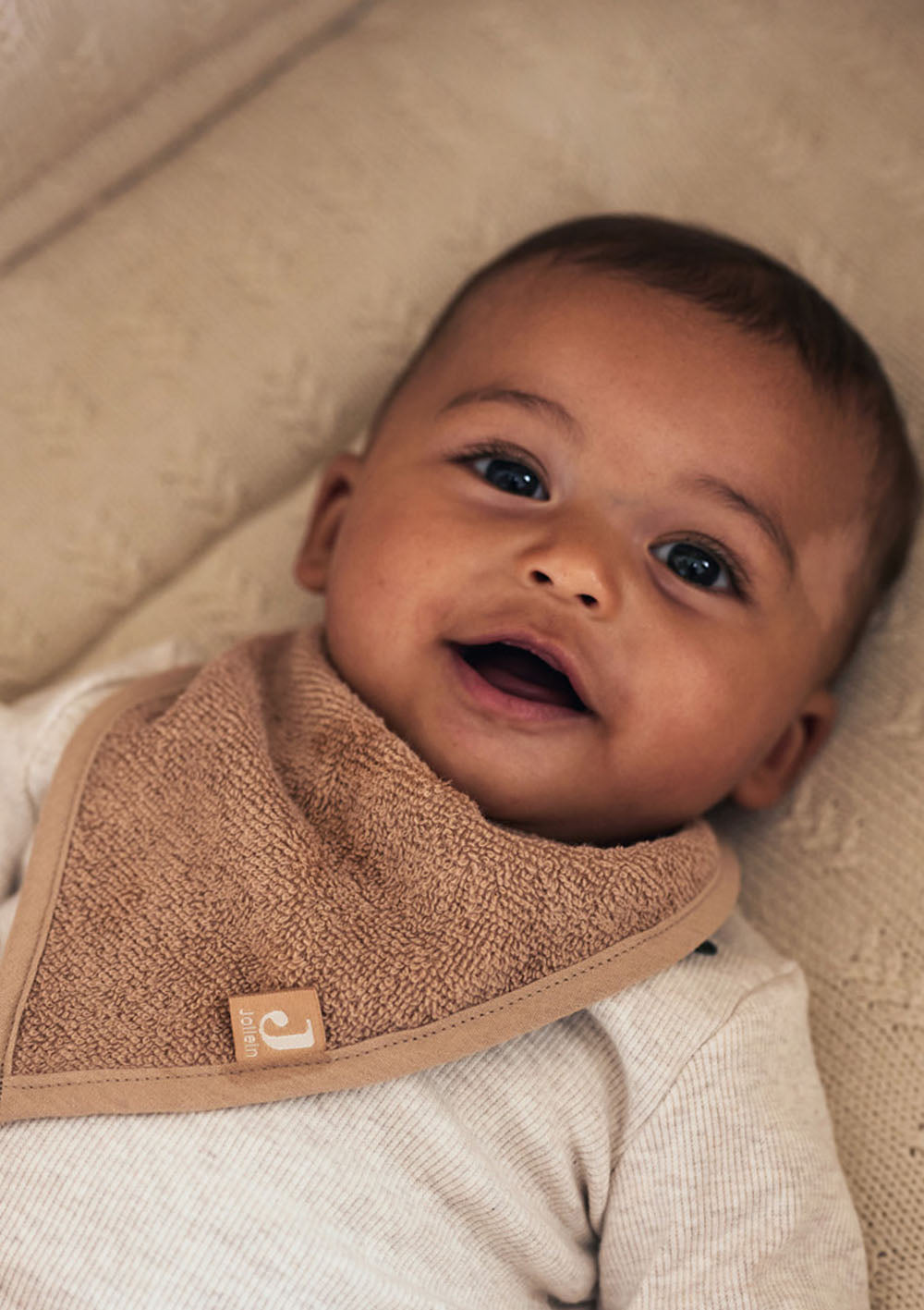 Jollein Bandana Lätzchen 2er-Set Biscuit