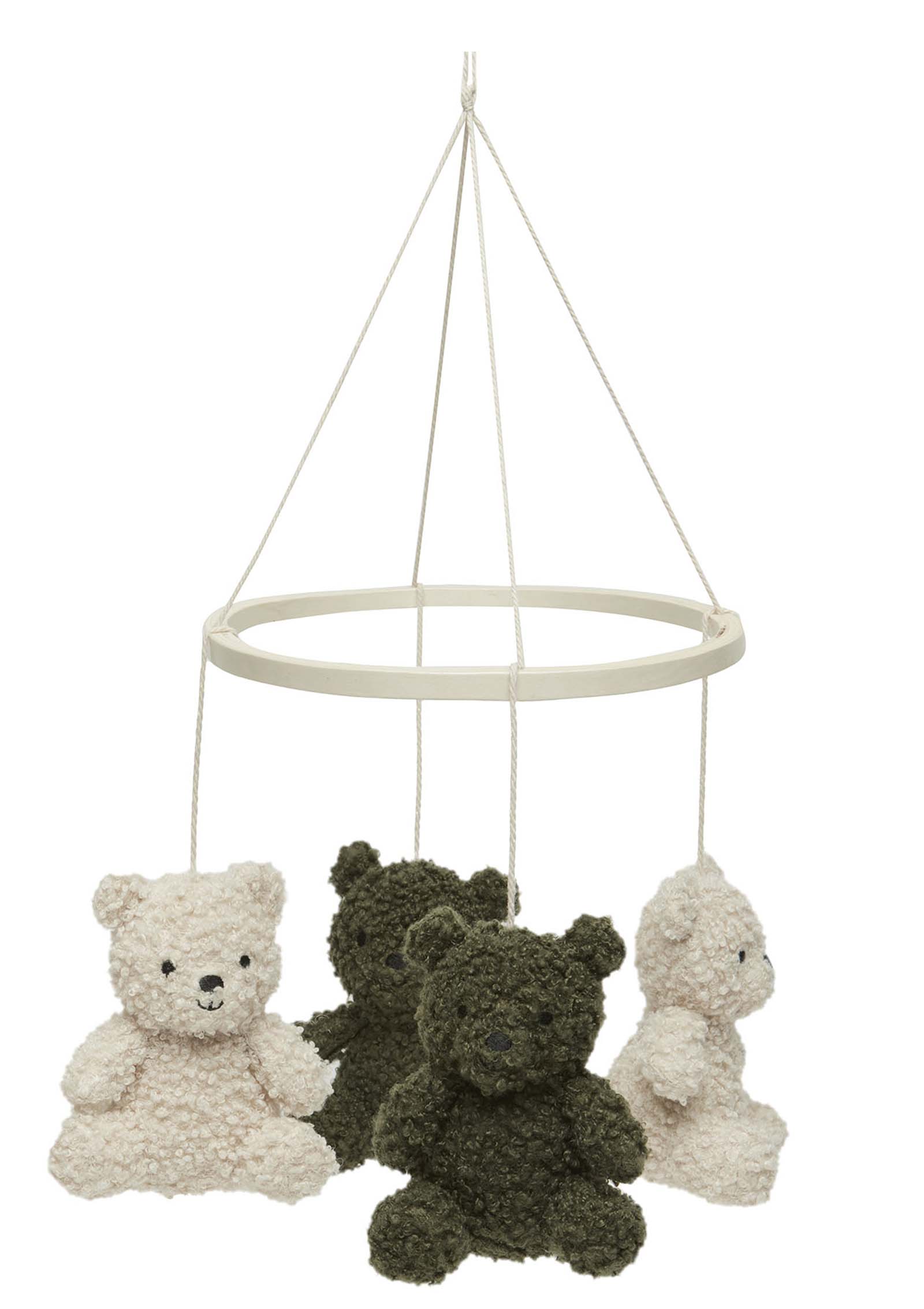 Jollein Baby Mobile Teddy Bear Leaf Green