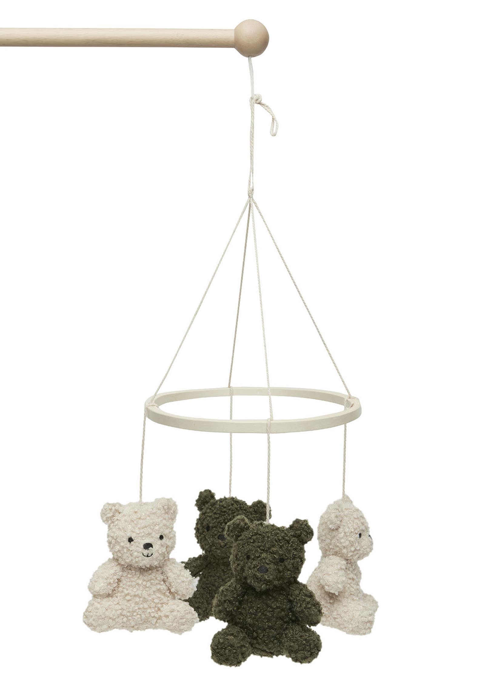 Jollein Baby Mobile Teddy Bear Leaf Green