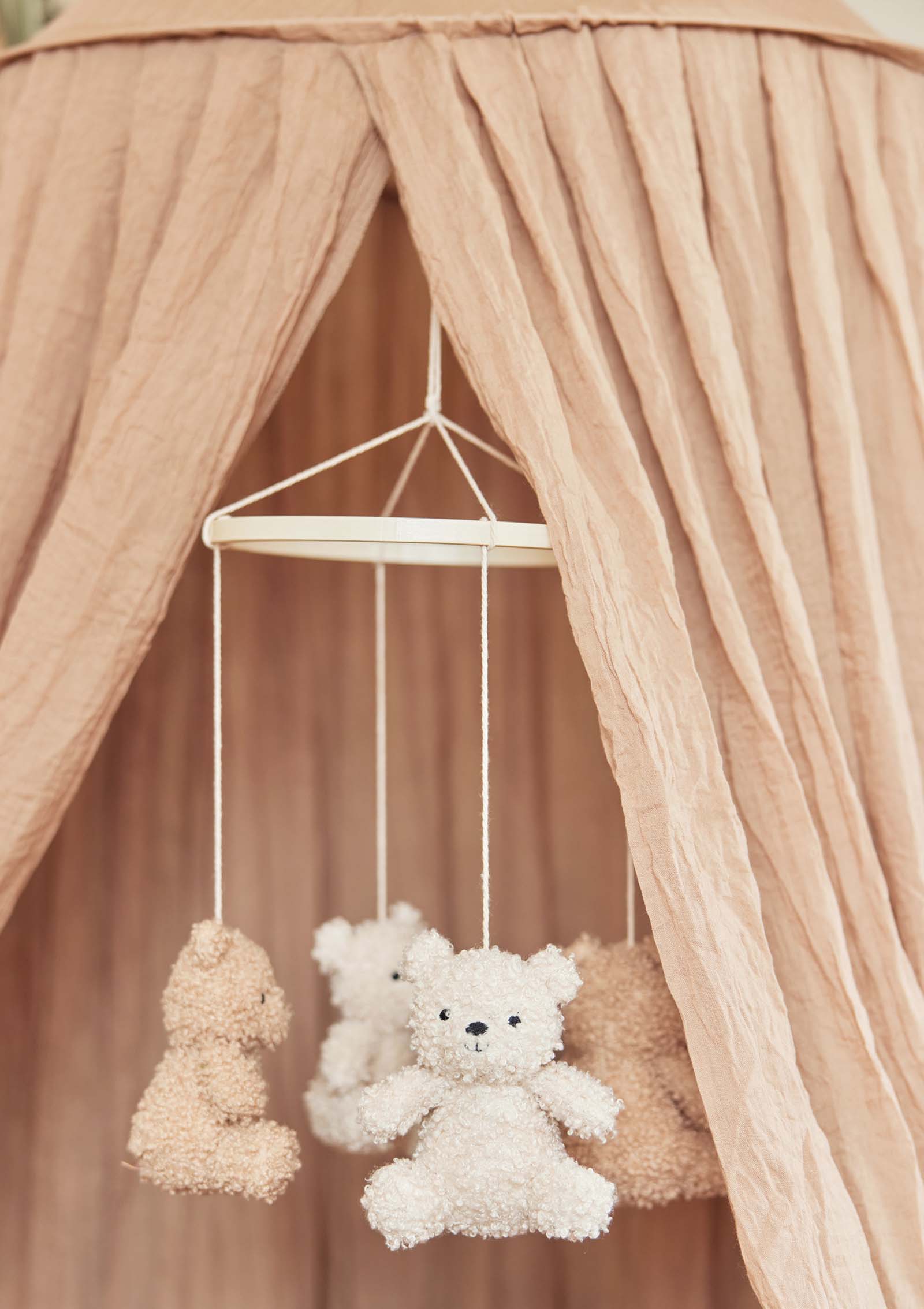 Jollein Baby Mobile 'Teddy Bear' Natural Biscuit