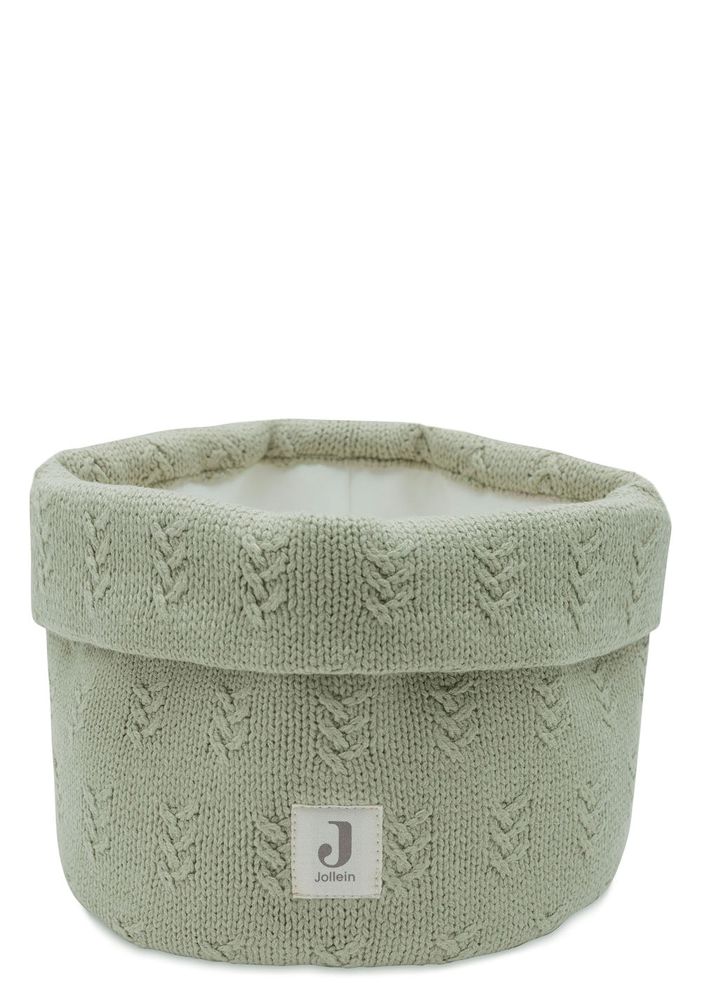 Jollein Pflegekörbchen 'Grain Knit' Olive Green