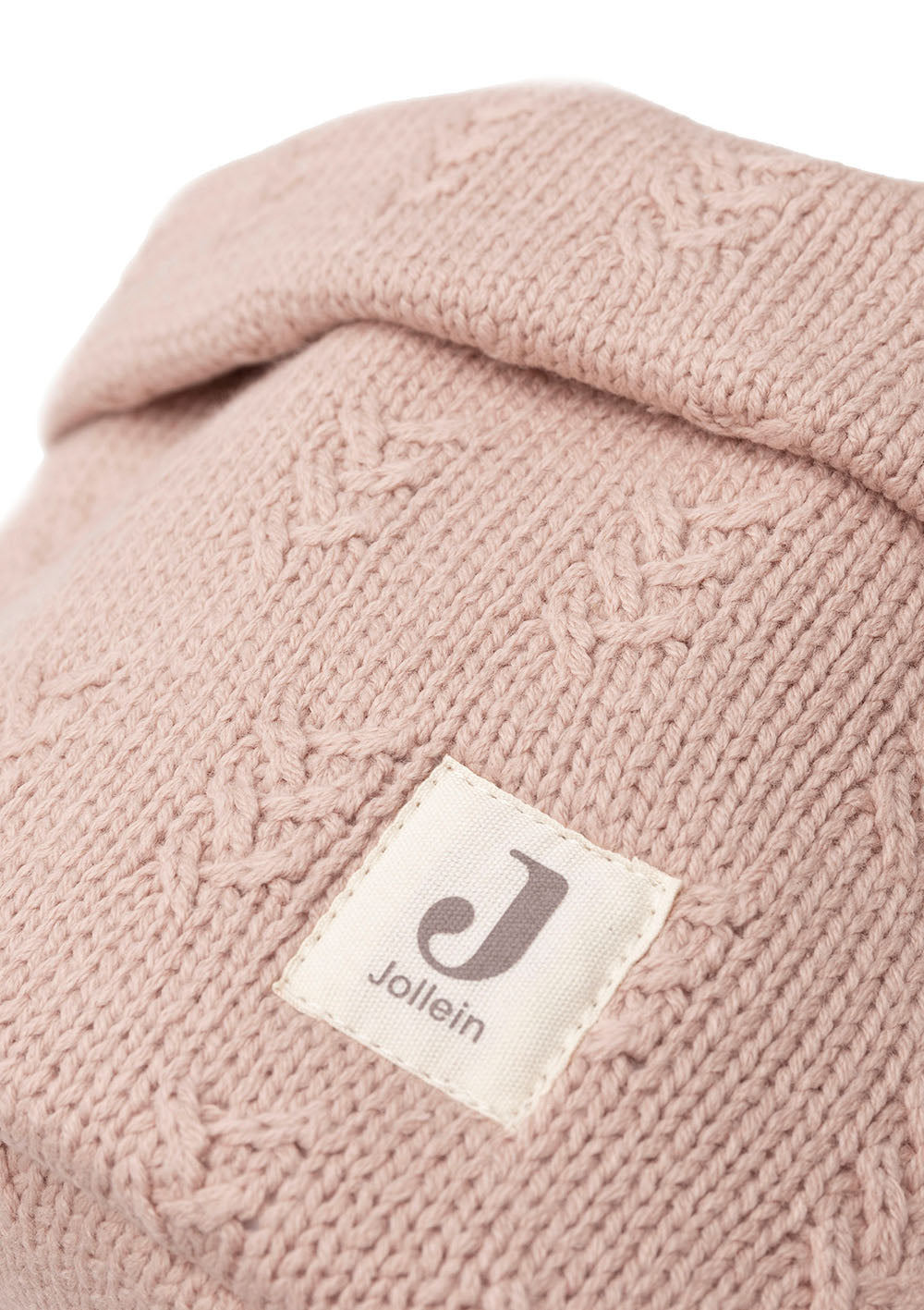 Jollein Pflegekörbchen 'Grain Knit' Wild Rose