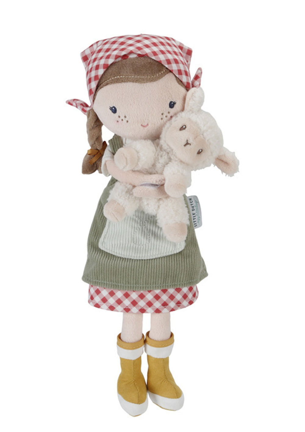 Kuschelpuppe Rosa mit Schaf 'Little Farm'