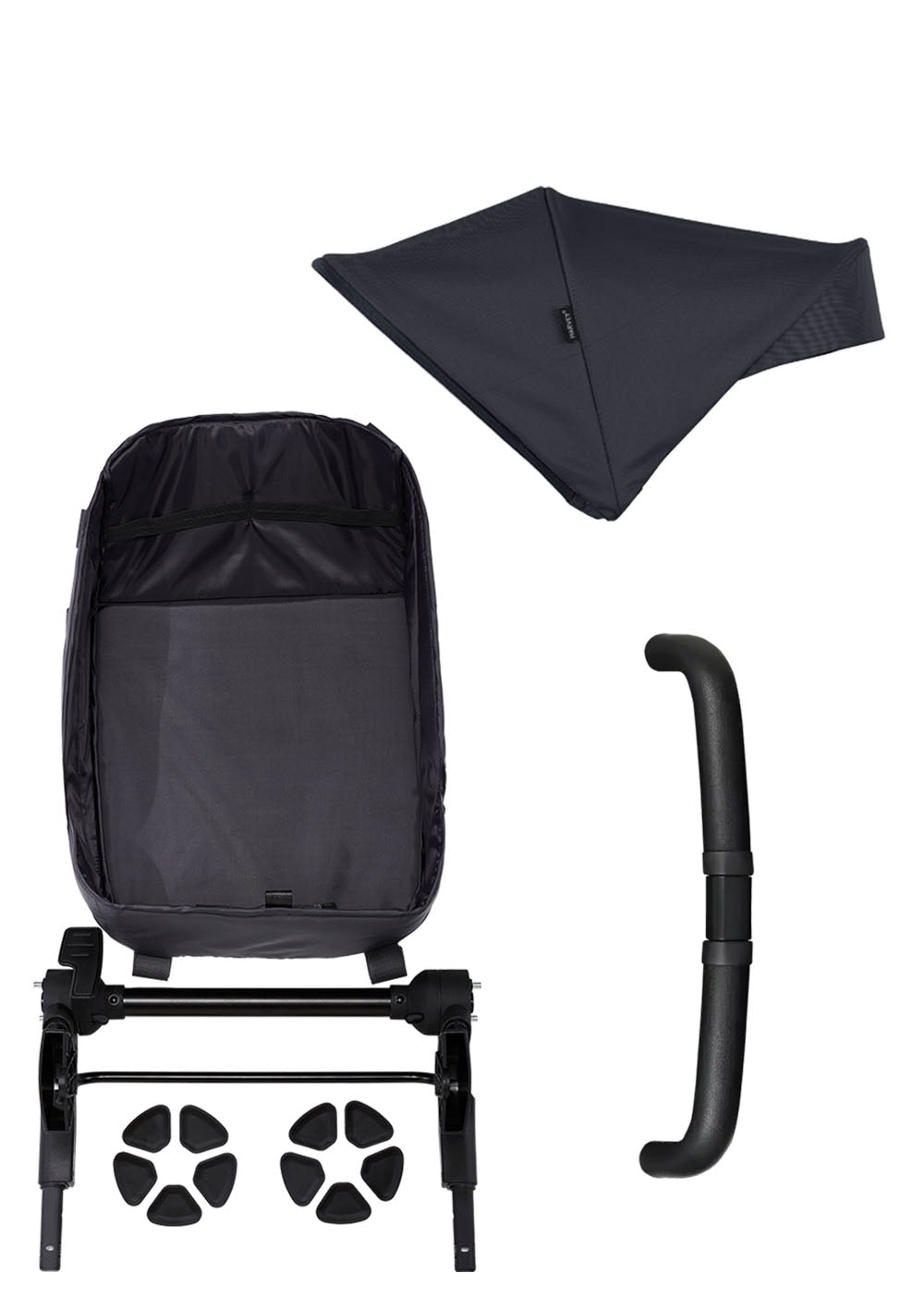 Easywalker Harvey⁵ Geschwisterpaket Midnight Black