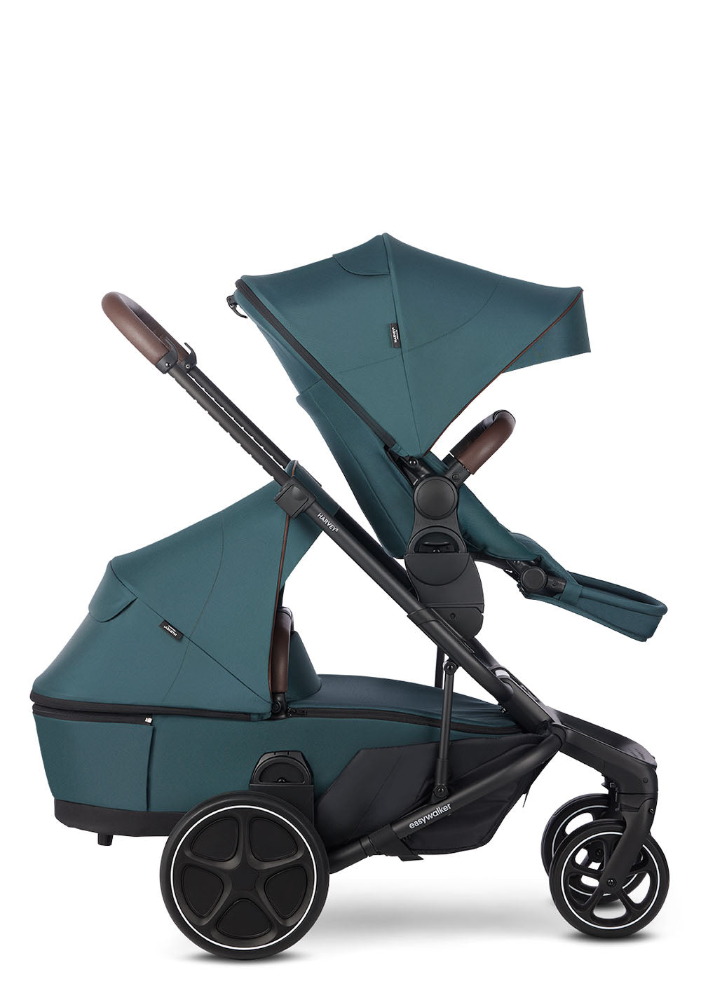 Easywalker Harvey5 Premium Geschwisterpaket Jade Green