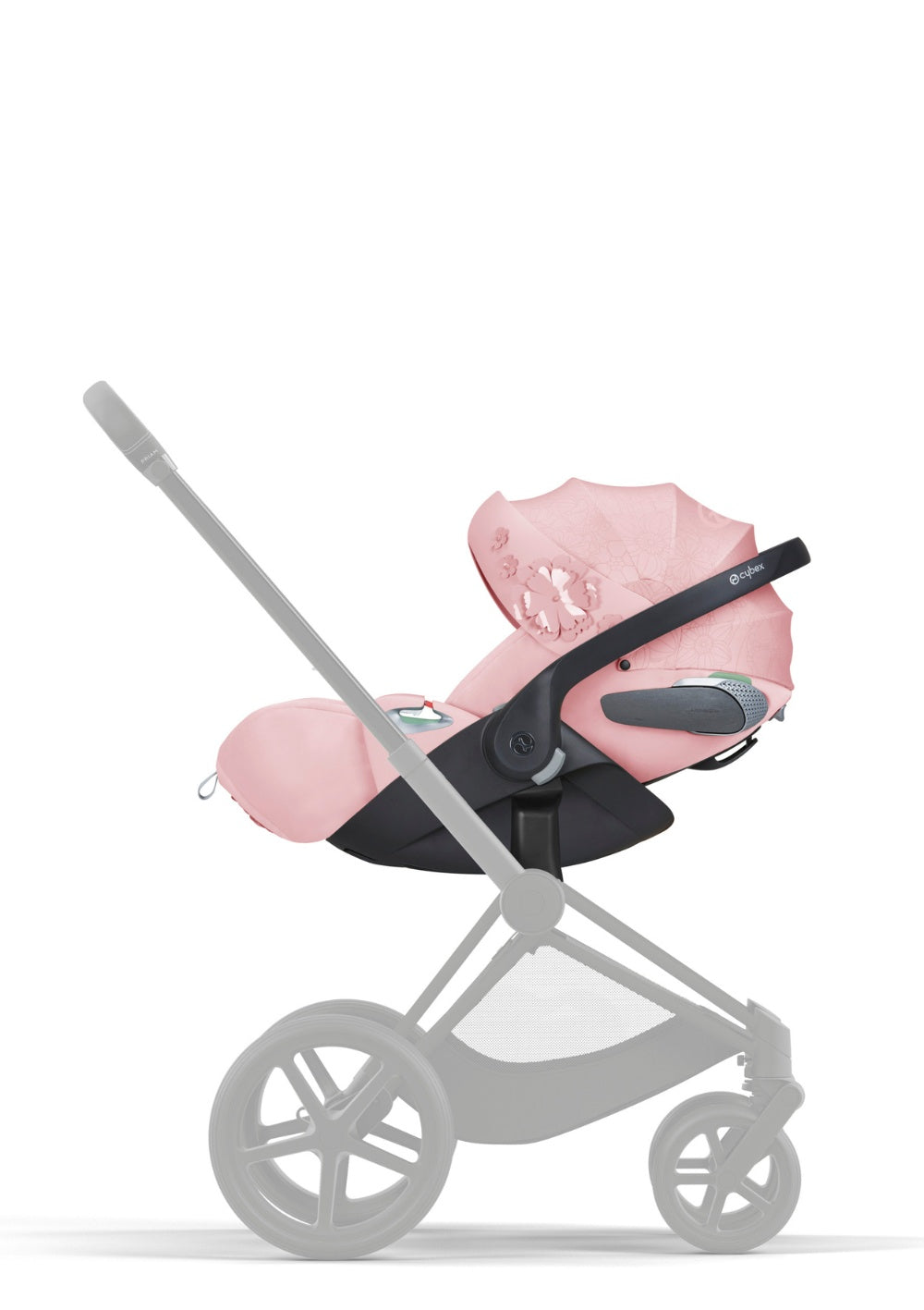 Cybex Cloud T i-size Fashion Edition 'Simply Flowers' pale blush