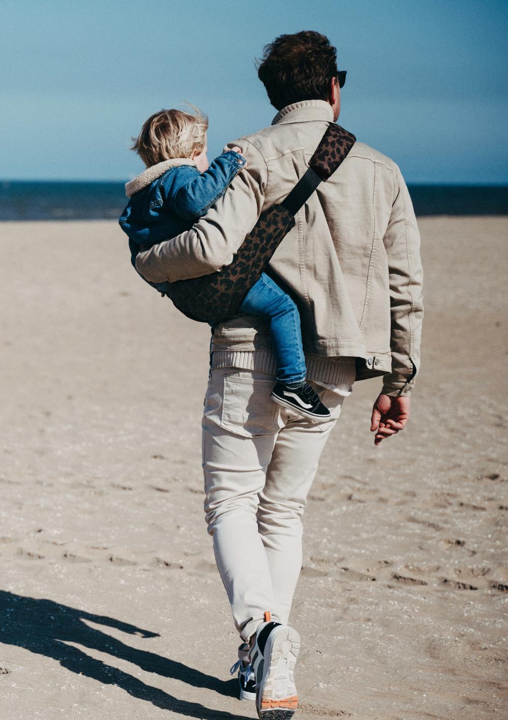 Wildride Kindertrage Brown Leopard