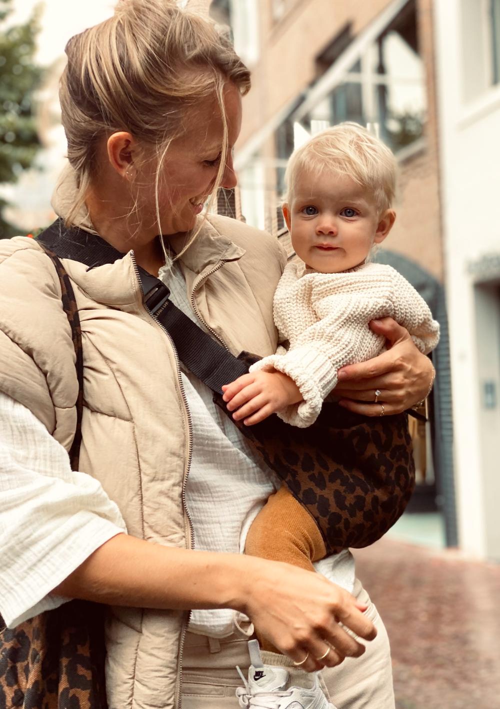 Wildride Kindertrage Brown Leopard