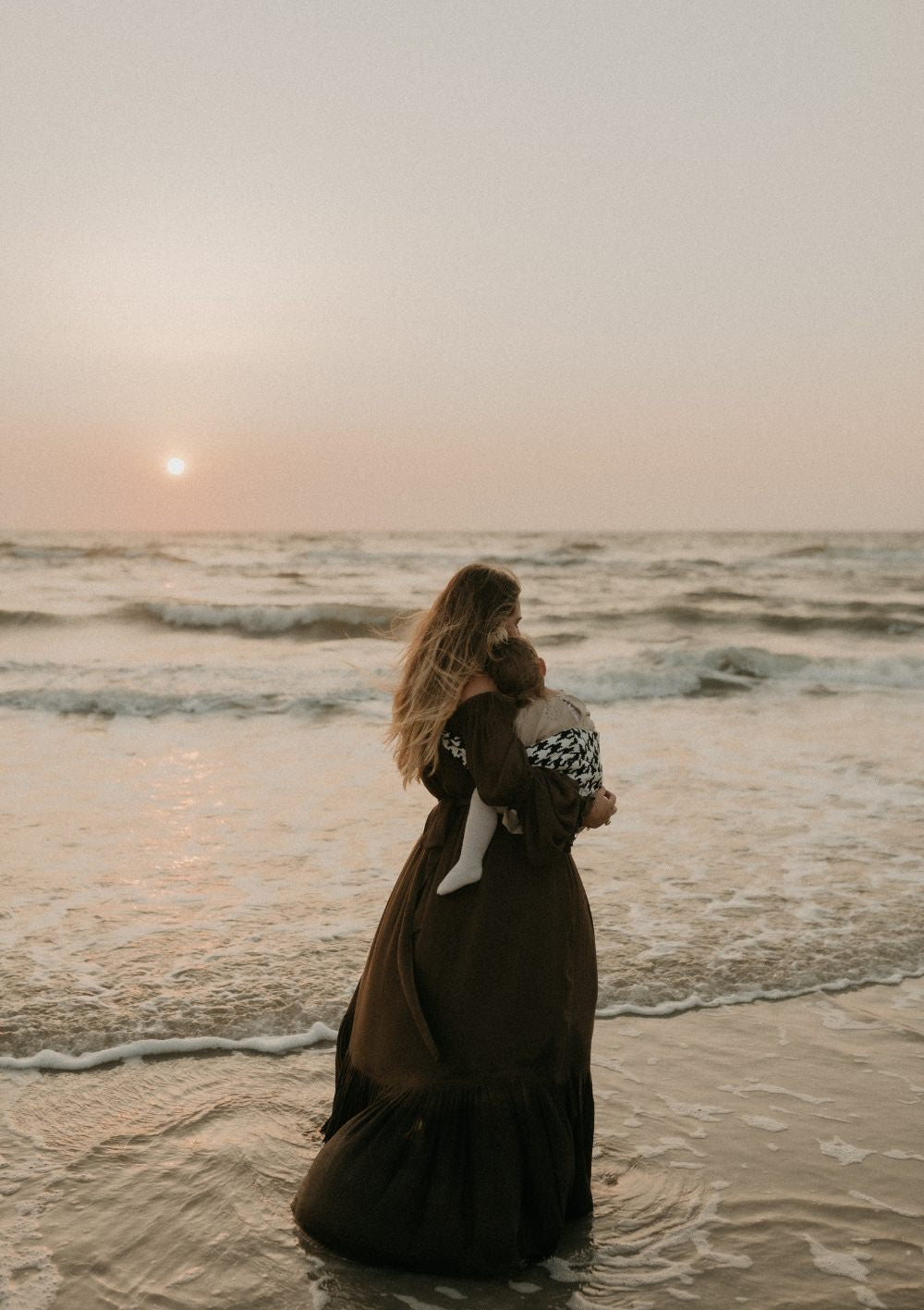 Wildride Premium Kindertrage Jacquard Hahnentritt