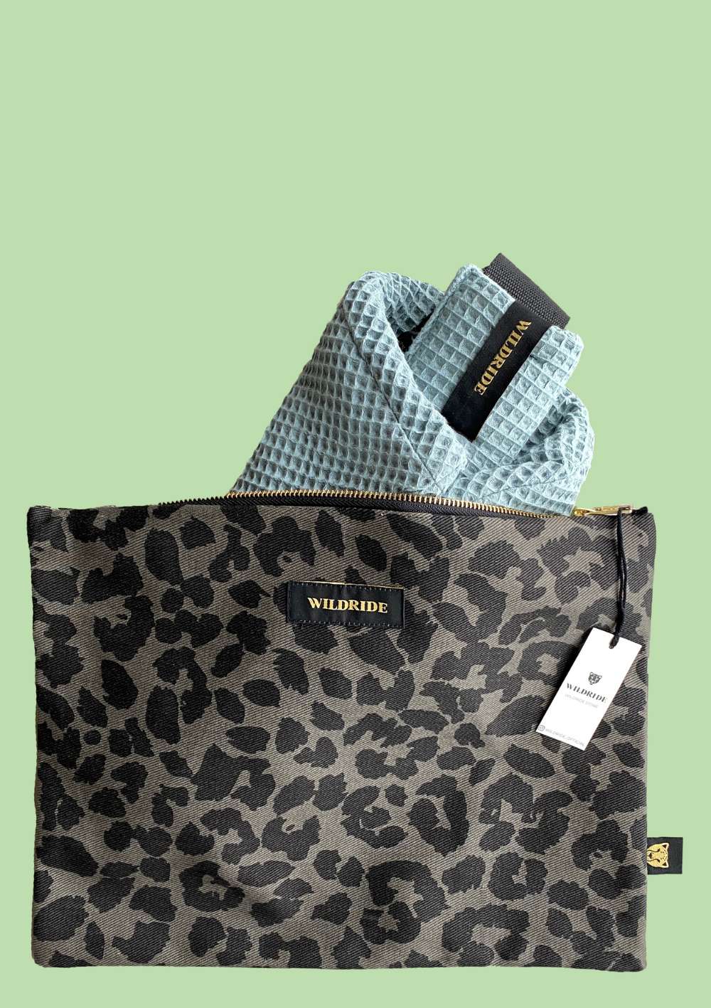 Wildride Aufbewahrungsbeutel Grey Leopard