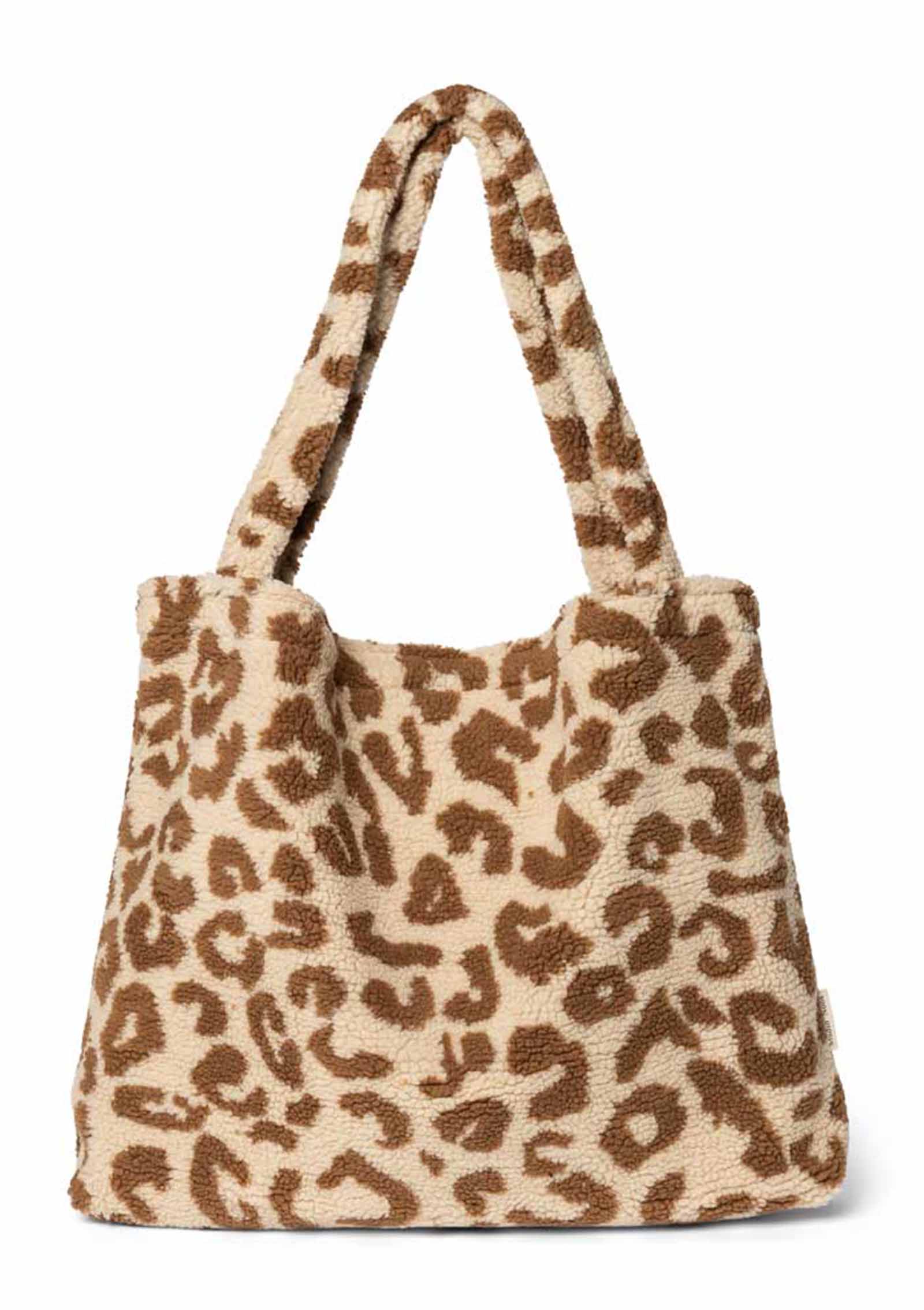 Studio Noos Tasche 'Teddy Mom-Bag' Leopard Ecru