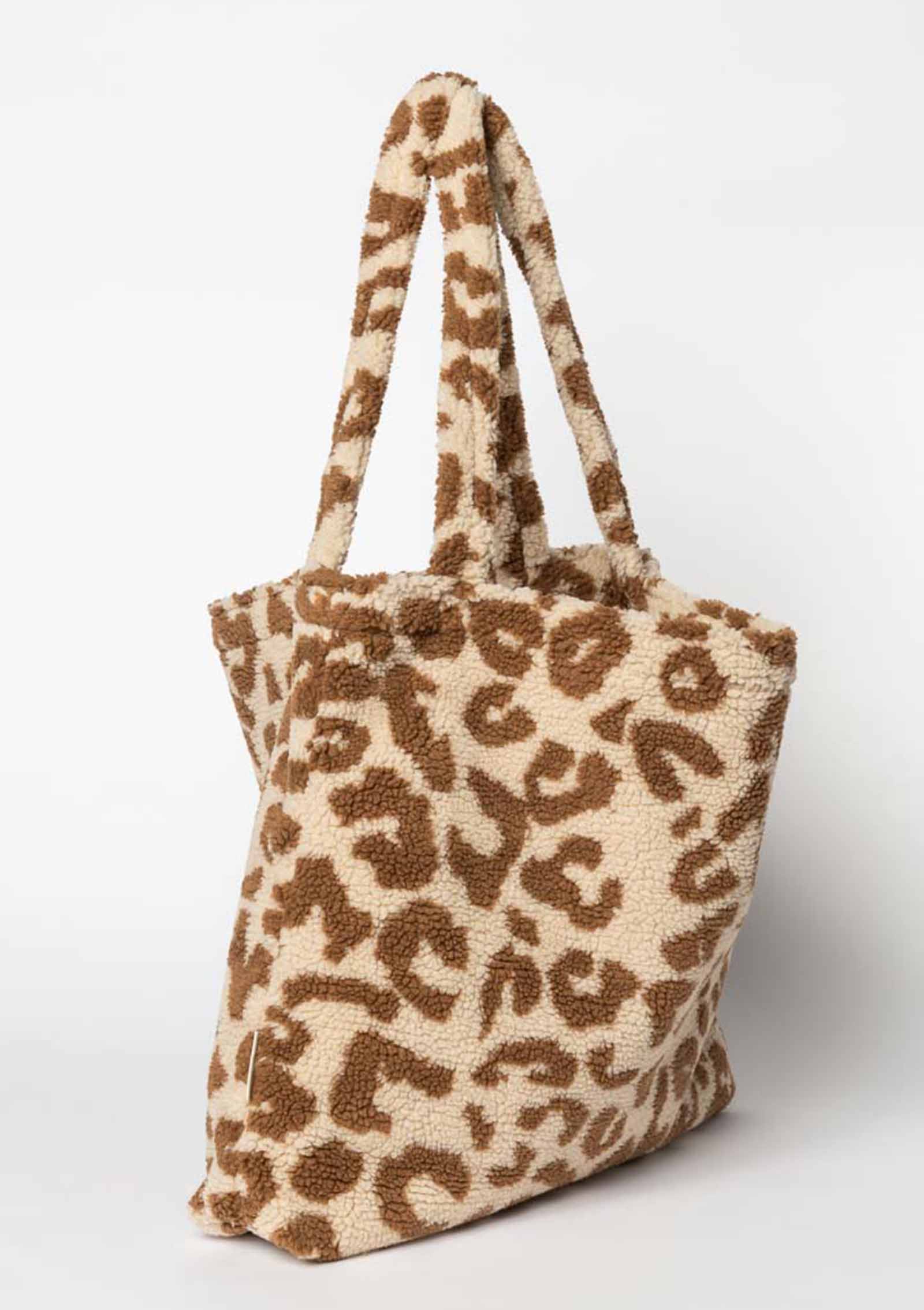 Studio Noos Tasche 'Teddy Mom-Bag' Leopard Ecru