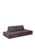 Spielsofa Velours Elefant Grau
