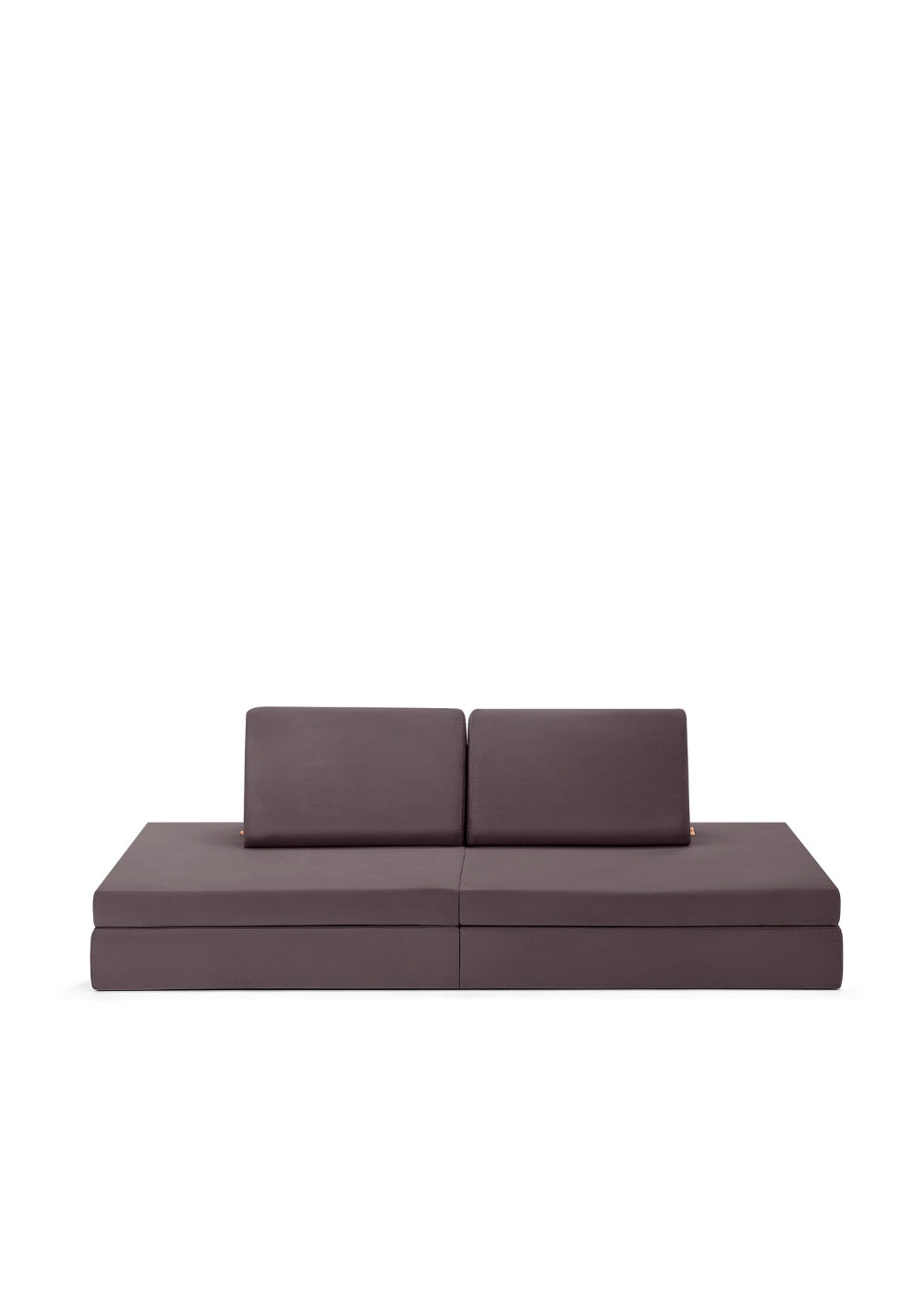 Funzy Spielsofa Velours Elefant Grau