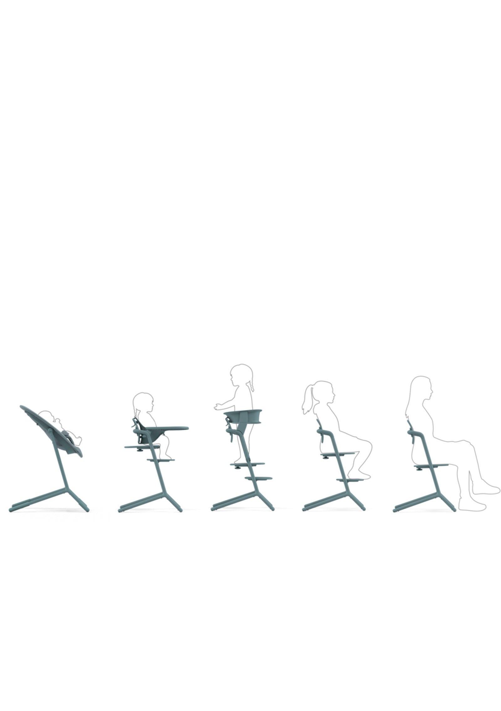 Umbau-Set zum Lernturm 'Lemo' Stone Blue