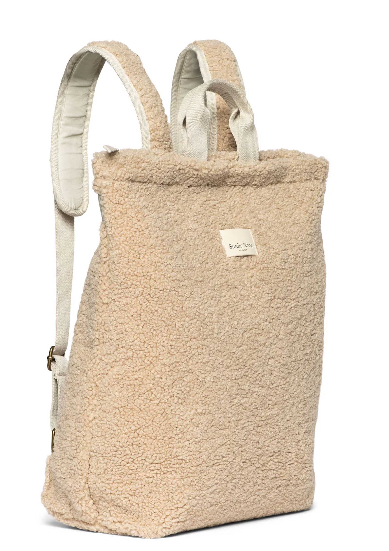 Studio Noos Maxi Backpack Ecru Teddy