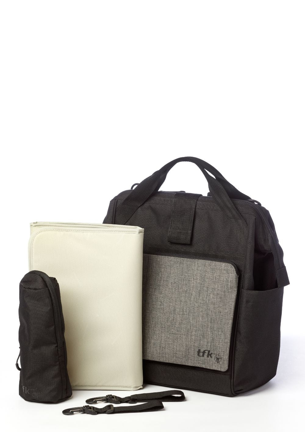 TFK Wickeltasche premium grau