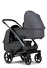Zwillingskinderwagen-Set 'Geo3' Twin Stone Grey