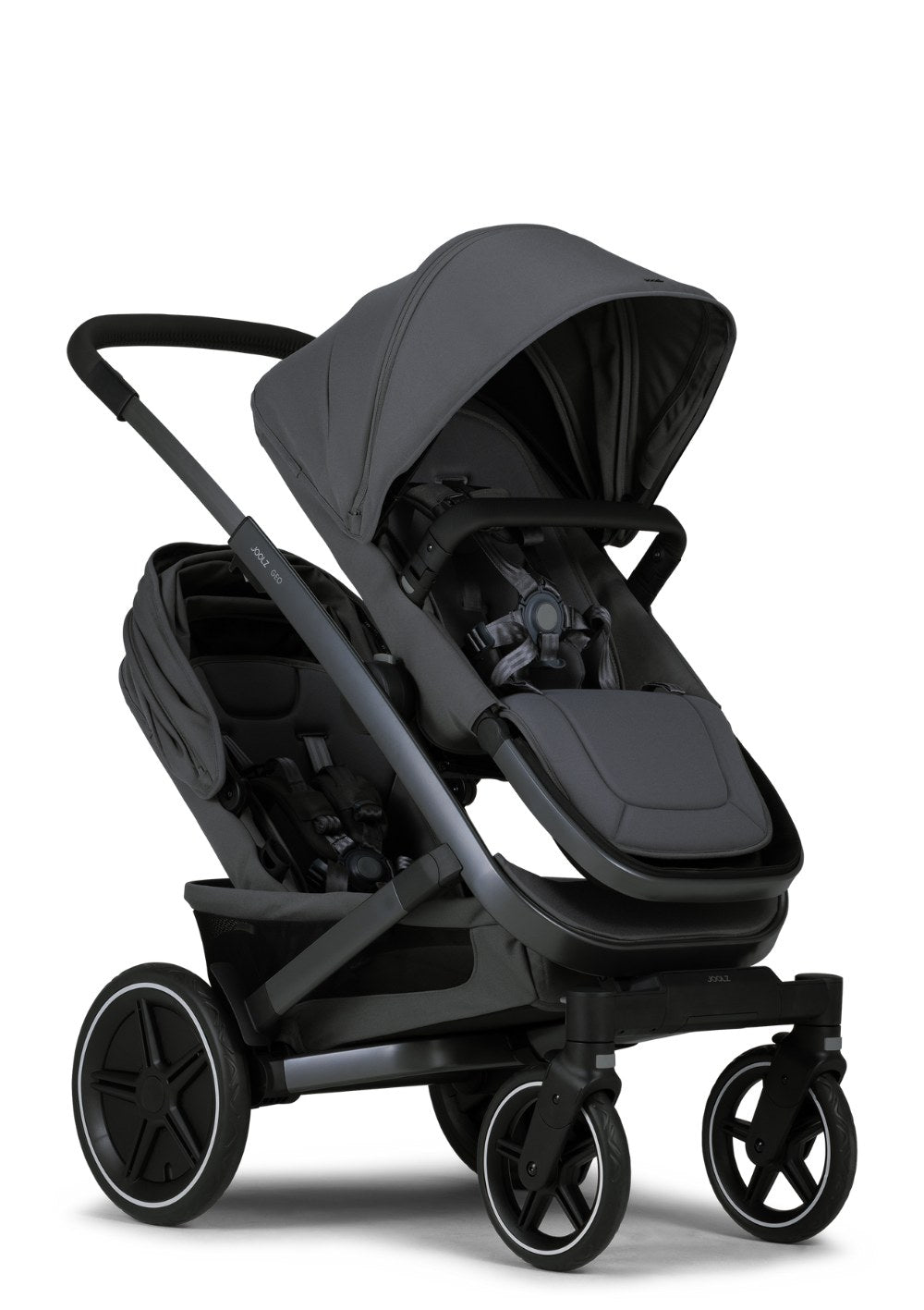 Joolz Geo3 Twin Zwillingskinderwagen-Set Stone Grey