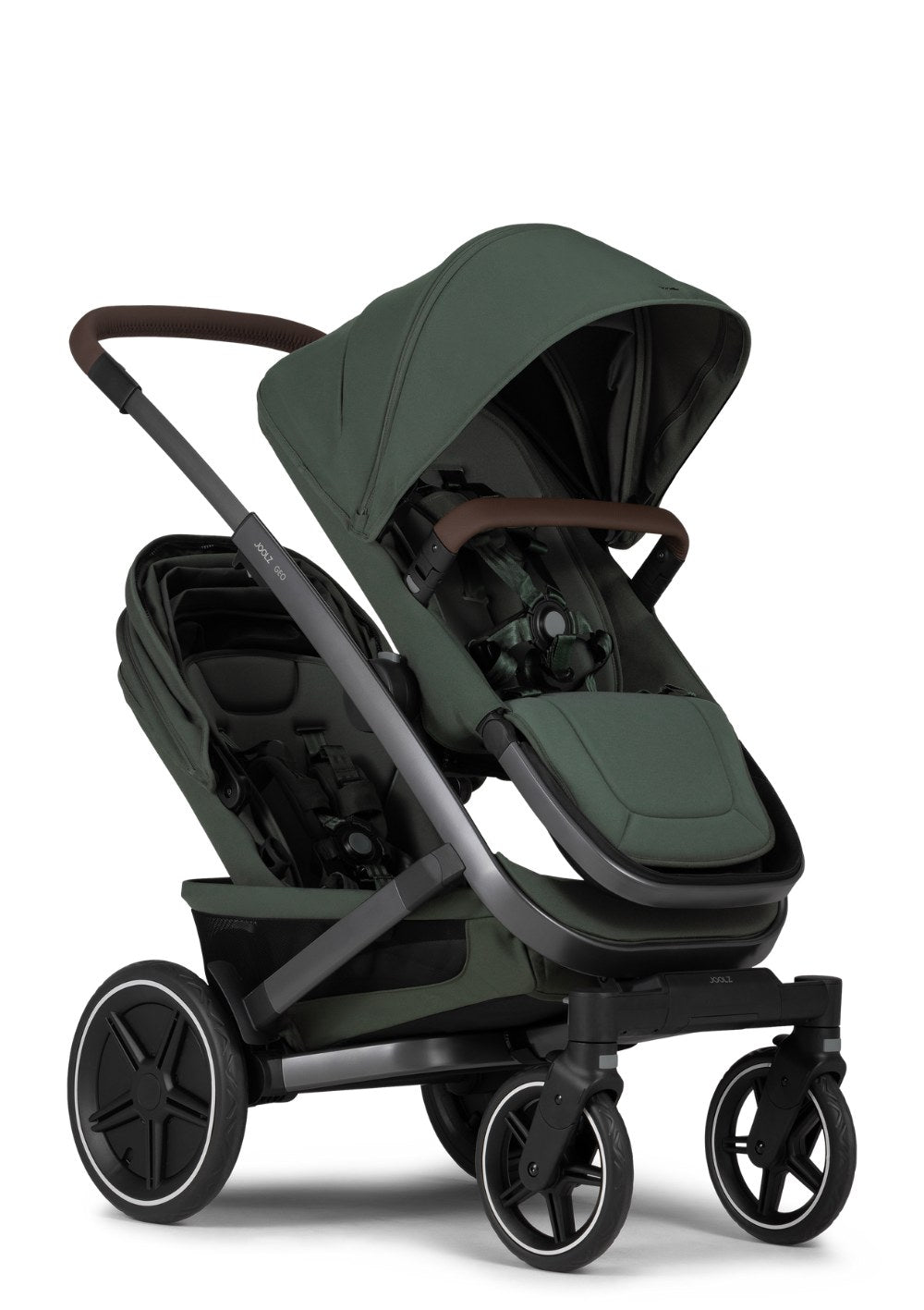 Joolz Geo3 Twin Zwillingskinderwagen-Set Forest Green