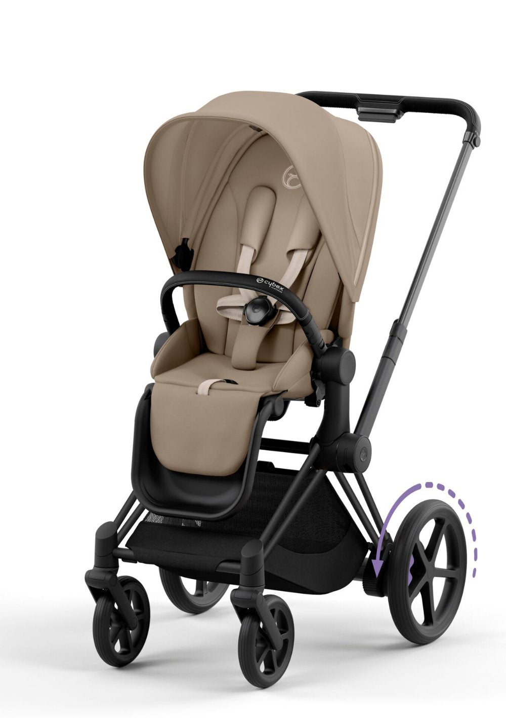 Cybex e-Priam Kinderwagen-Set 'Comfort' Cozy Beige