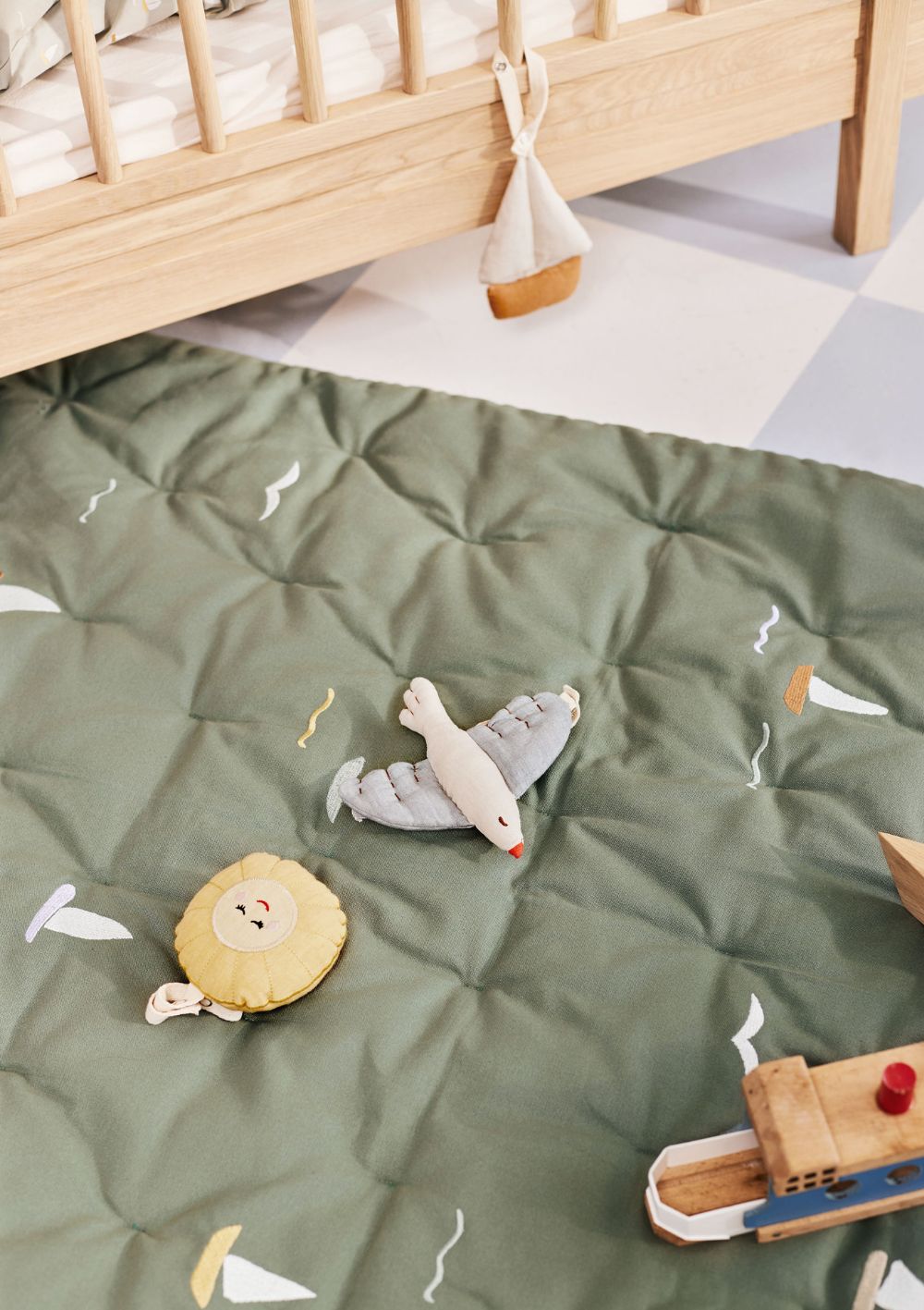 Dear April Spieldecke Sailboats