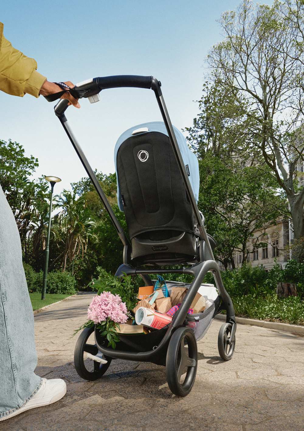 Bugaboo Dragonfly Kinderwagen Schwarz / Wüstentaupe