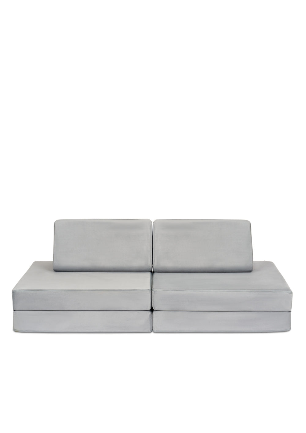 Funzy Mini Spielsofa Velours Mond Grau