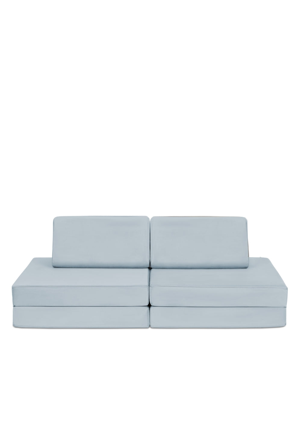 Funzy Mini Spielsofa Velours Arktis Blau