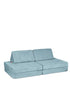 Mini Spielsofa Cord Lagune Blau
