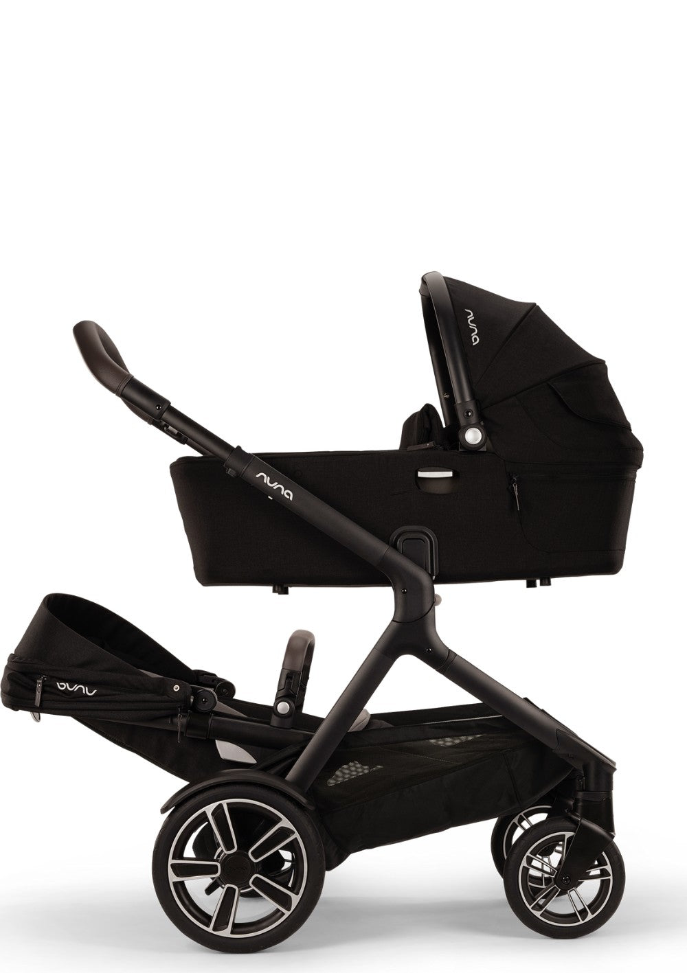 Nuna Kinderwagen-Set 'DEMI next' (inkl. Rider Board) Caviar
