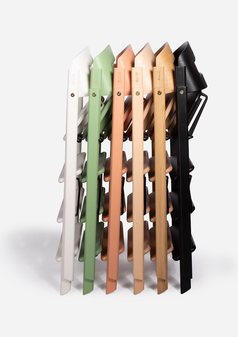 KAOS Hochstuhl Klapp Buche Pale Coral